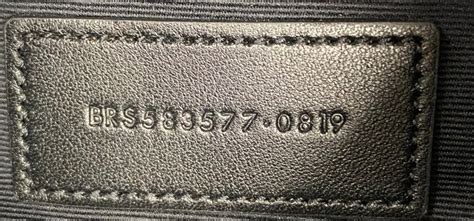 YSL serial number lookup